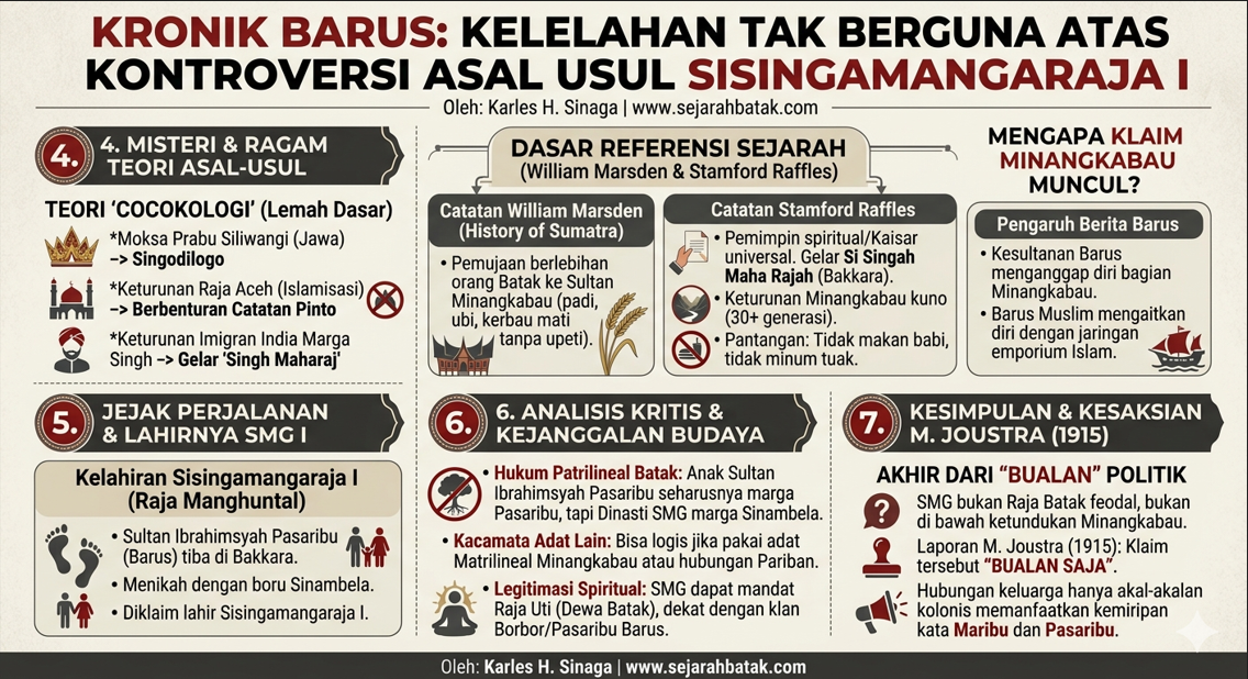 Kontroversi Asal-Usul Sisingamangaraja - 2. Kelelahan Tak Berguna Atas Kronik Barus - www.sejarahbatak.com